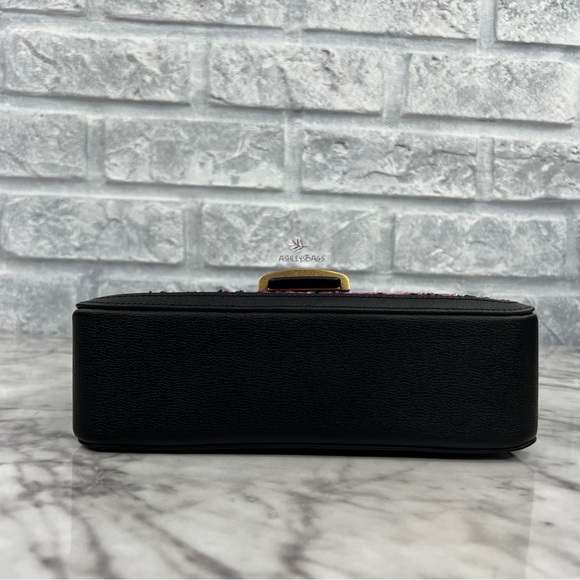 Kate Spade Katy Tweed Medium Shoulder Bag In Pink Multi - Picture 8 of 15